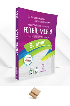 Karekök 5. Sınıf MPS Fen Bilimleri Konu Anlatımlı Soru Bankası ve Telefon Standı