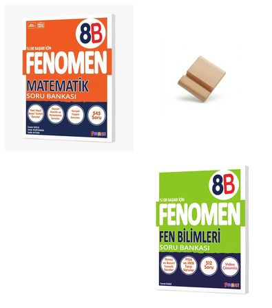 Fenomen LGS 2027 8. Sınıf B Serisi Matematik ve Fen Bilimleri Soru Bankası + Telefon Standı