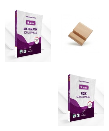 Karekök 9. Sınıf 2027 Maarif Matematik ve Fizik Soru Bankası + Telefon Standı