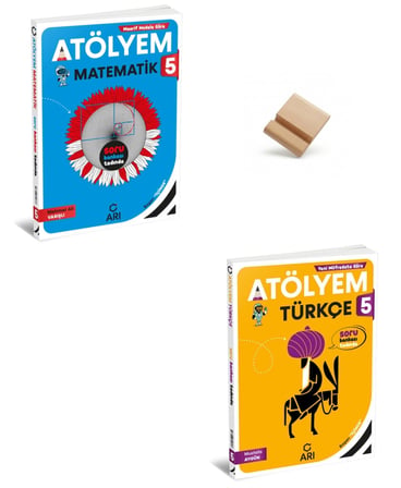 Arı 5. Sınıf Maarif Matematik ve Türkçe Atölyem + Telefon Standı