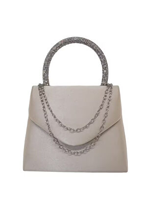 Saten Taşlı Ten Abiye Çanta. Ten Saten Abiye Çantası. Ten Abiye Çanta. Davet Gece Çantası.