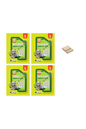 5. Sınıf Etkinlikli Konu Özetli Matematik Fen Türkçe ve Sosyal 4lü Set Soru Bankası