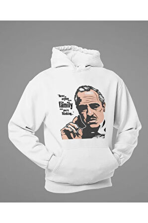 Godfather Film Baskılı Unisex Oversize Family Hoodie