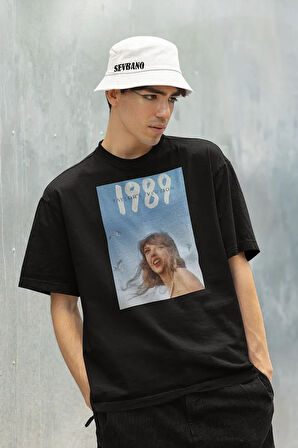 Taylor Swift 1989 Baskılı Unisex Oversize Tişört