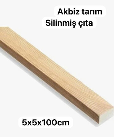 5X5 100 cm SİLİNMİŞ ÇITA ÇAM 5 ADET