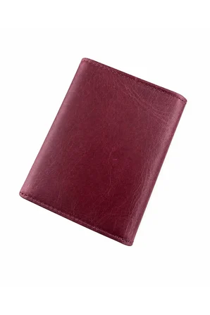 Erkek Hakiki Deri Bordo Mıknatıslı Cüzdan ve Kartlık