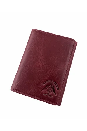 Erkek Hakiki Deri Bordo Mıknatıslı Cüzdan ve Kartlık