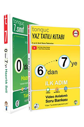 6'dan 7'ye İlk Adım Hazırlık Seti - Tonguç Yayınları