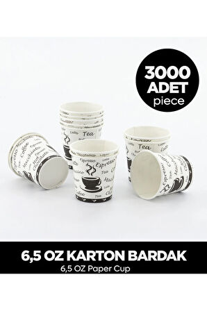 6,5 OZ Karton Bardak 3.000 Adet