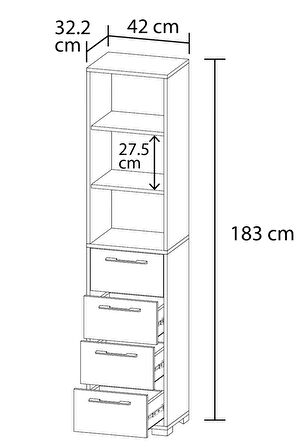 Lizbon No.3 Mutfak Dolabı