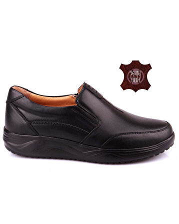 Detector %100 Hakiki Deri Ortopedik Ultra Yumuşak Rahat Esnek Günlük Erkek Yürüyüş Ayakkabısı 600-2