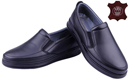 Detector %100 Hakiki Deri Ortopedik Ultra Yumuşak Rahat Esnek Günlük Erkek Yürüyüş Ayakkabısı 600-2