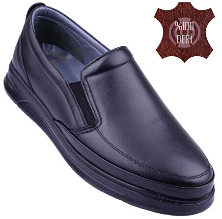 Detector %100 Hakiki Deri Ortopedik Ultra Yumuşak Rahat Esnek Günlük Erkek Yürüyüş Ayakkabısı 600-2