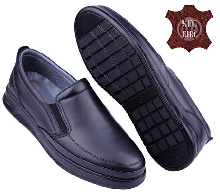 Detector %100 Hakiki Deri Ortopedik Ultra Yumuşak Rahat Esnek Günlük Erkek Yürüyüş Ayakkabısı 600-2