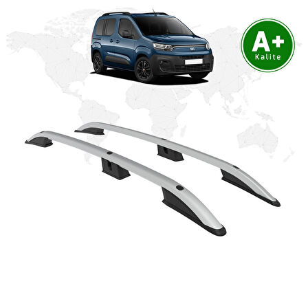 Fiat Doblo Tavan Çıtası Kısa Şasi 2023 Model ve Sonrası Gri