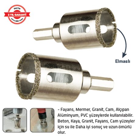 ELMASLI CAM PANÇ 90 mm