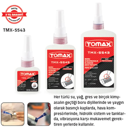 GENEL AMAÇLI BORU SIZDIRMAZLIK TMX 5543-250 ML (6 Adet)