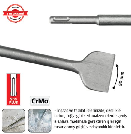 SDS EXTRA GENİŞ KESKİ 14 x 250 x 50 cm (5 Adet)