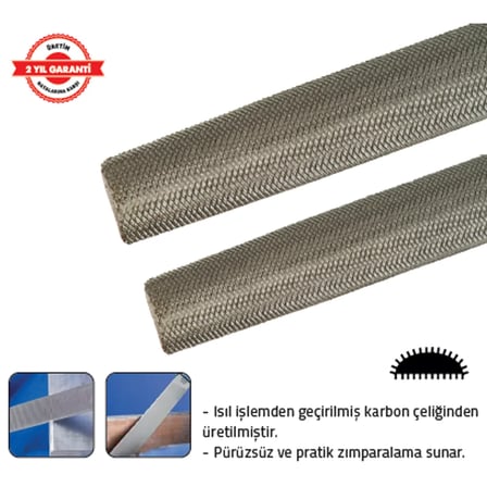 YARIM YUVARLAK EĞE 10" KALIN (12 Adet)