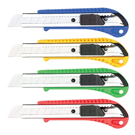 EKO PLASTİK MAKET BIÇAĞI (MAVİ-SARI-YEŞİL-KIRMIZI)