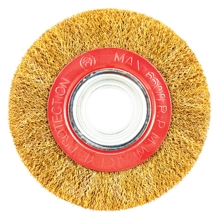 SAÇAKLI DAİRE TEL FIRÇA 200 X 25 MM