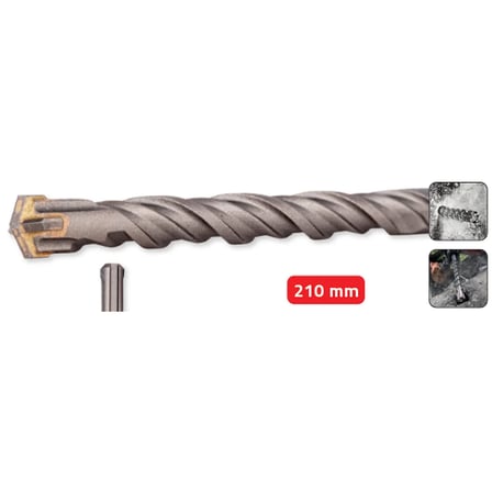 SDS MATKAP UCU 9X210 mm (4 ELMASLI) (10 Adet)