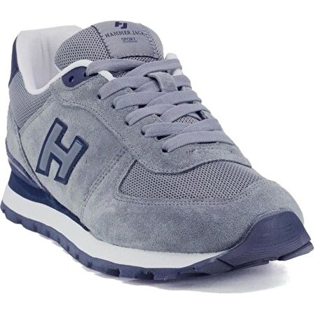 HAMMER JACK 19250 GRİ HAKİKİ DERİ COMFORT CASUAL GÜNLÜK SPOR AYAKKABISI