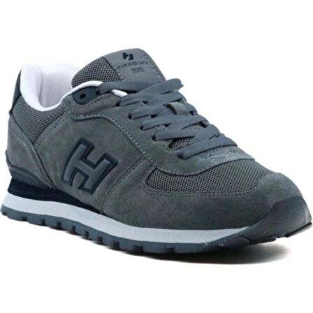 HAMMER JACK 19250 GRİ HAKİKİ DERİ COMFORT CASUAL GÜNLÜK SPOR AYAKKABISI
