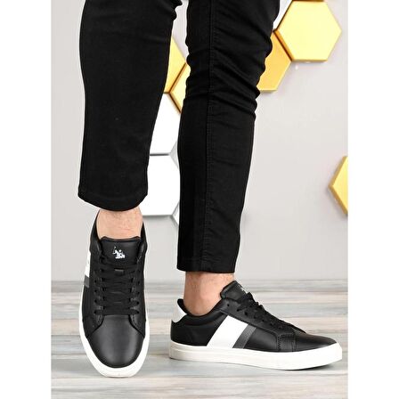 U.S.POLO ASSN ANTON 2PR SİYAH COMFORT CASUAL ERKEK AYAKKABISI