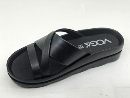 VOGA 1736 SİYAH CİLT COMFORT CASUAL ANATOMİK GÜNLÜK TERLİK
