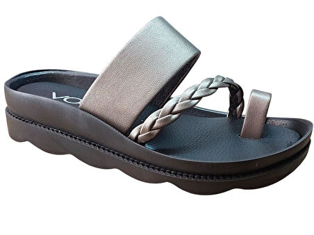 VOGA 1724 PLATİN CİLT PARMAK ARASI COMFORT CASUAL ANAATOMİK TERLİK
