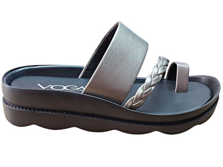 VOGA 1724 PLATİN CİLT PARMAK ARASI COMFORT CASUAL ANAATOMİK TERLİK