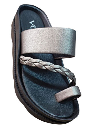 VOGA 1724 PLATİN CİLT PARMAK ARASI COMFORT CASUAL ANAATOMİK TERLİK