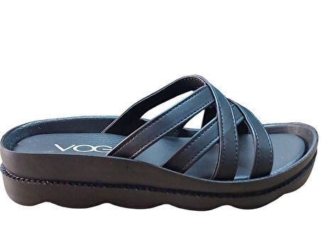 VOGA 1727 SİYAH CİLT COMFORT CASUAL ANATOMİK GÜNLÜK TERLİK