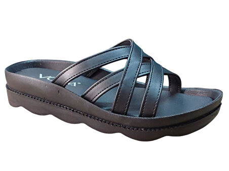 VOGA 1727 SİYAH CİLT COMFORT CASUAL ANATOMİK GÜNLÜK TERLİK