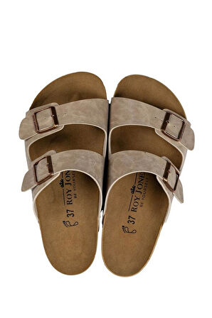 ROY JONES 7001 BEJ ERKEK COMFORT CASUAL ANATOMİK TOKALI TERLİK