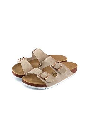 ROY JONES 7001 BEJ ERKEK COMFORT CASUAL ANATOMİK TOKALI TERLİK
