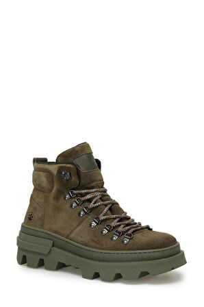 LUMBERJACK BRUNELLPO 3PR HAKİ HAKİKİ DERİ COMFORT CASUAL TARZ BOT