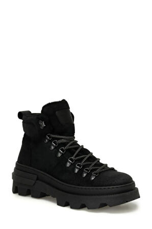 LUMBERJACK BRUNELLPO 3PR SİYAH HAKİKİ DERİ COMFORT CASUAL TARZ BOT