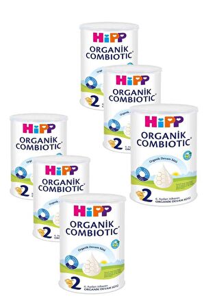 Hipp 2 Organik Combiotic Devam Sütü 350 gr 6 lı