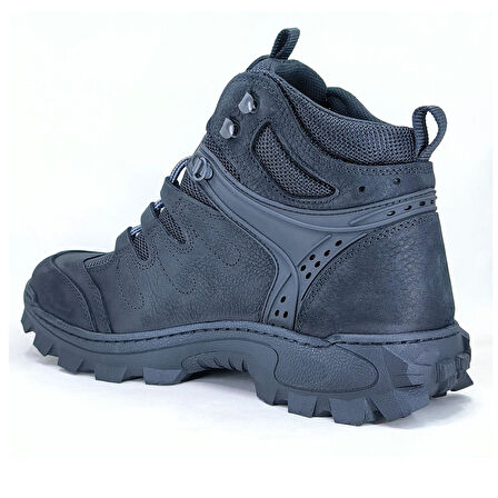 Bulldozer Outdoor Bot Nubuk Deri Siyah 250004