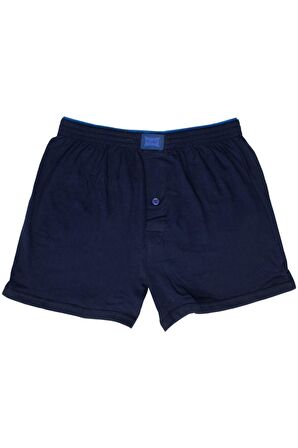 Erkek Gri Penye Düz Boxer 4'lü