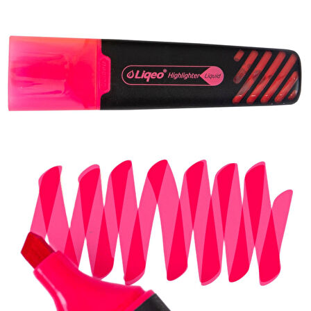 Liqeo Liquid Flat Fosforlu Kalem (H-3128) 1 Adet