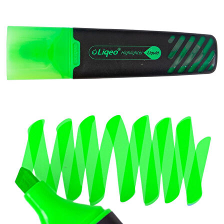 Liqeo Liquid Flat Fosforlu Kalem (H-3128) 1 Adet