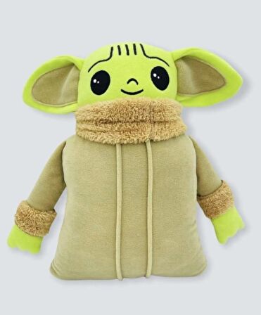 Minik Yoda Polar Peluş Yastık