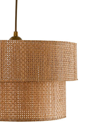 Rakkas Otantik Kahve Hasır Kaplama Pasta Sarkıt Yatak Odası Avize Salon Avize Yemek Odası