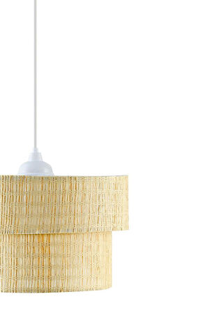 Rakkas Otantik Bambu Hasır Kaplama Pasta Sarkıt Yatak Odası Avize Salon Avize Yemek Odası