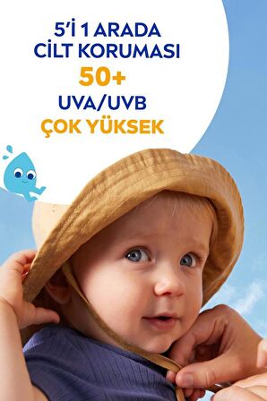 Baby Bebek ve Çocuklar İçin Güneş Spreyi 270ml, SPF50, Hassas Güneş Koruması, Ekstra Suya Dayanıklı