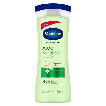 Vaseline Vücut Losyonu Aloe Soothe Aloe Vera Özlü 400 Ml