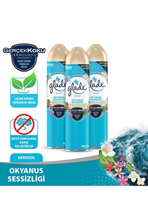 Aerosol Oda Kokusu Okyanus Sessizliği 3 'lü Set